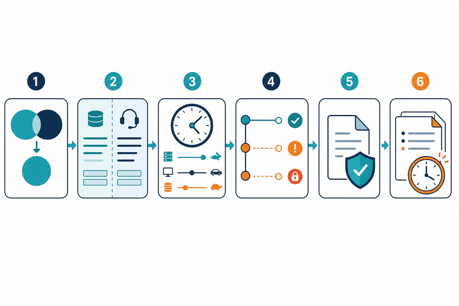 Illustrative Flowchart Showing Six Seque — Best Patterns Enrich Servicenow Cmdb Authoritative Discovery