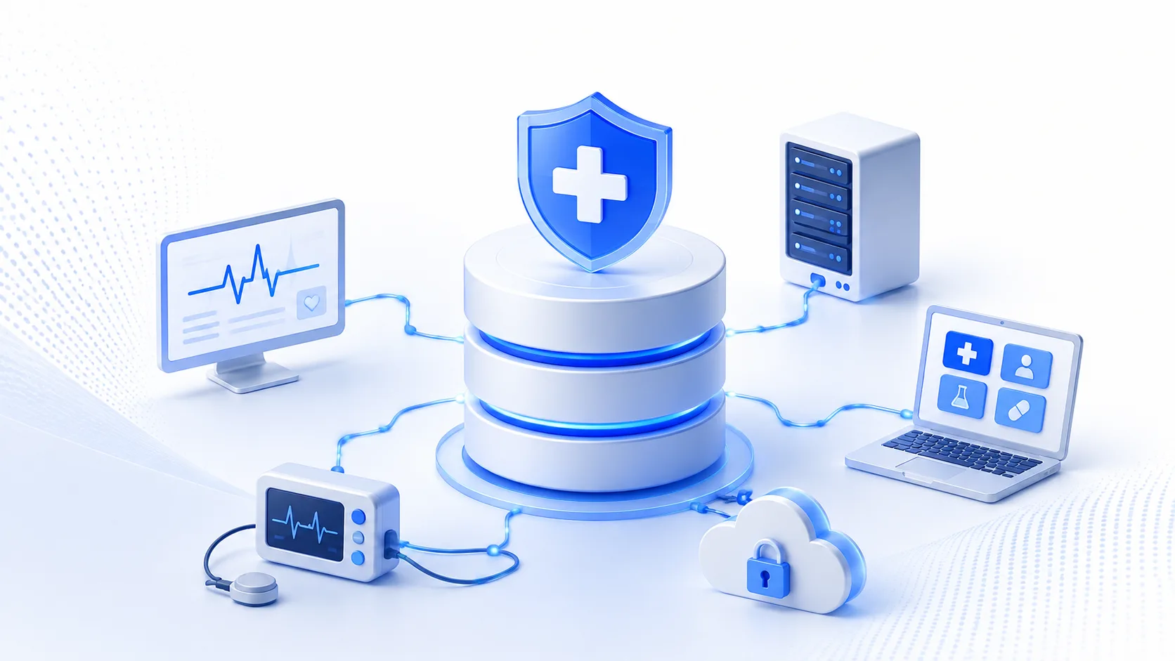 Illustrative image showing CMDB in healthcare
