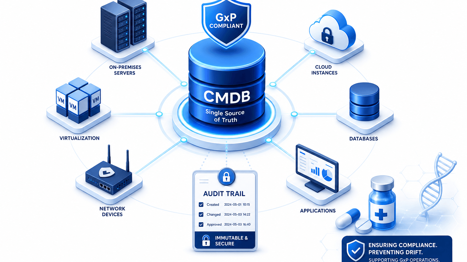 CMDB IN PHARMACEUTICALS AND LIFE SCIENCES: GXP AUDIT GUIDE