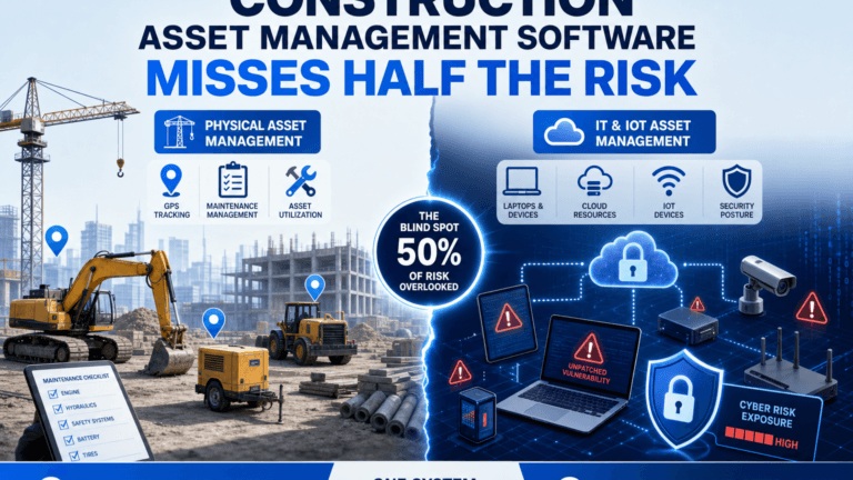 CONSTRUCTION ASSET MANAGEMENT SOFTWARE MISSES HALF THE RISK