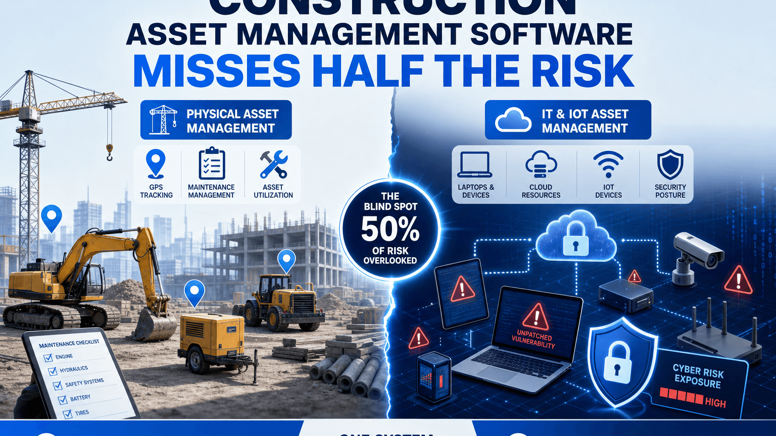 CONSTRUCTION ASSET MANAGEMENT SOFTWARE MISSES HALF THE RISK