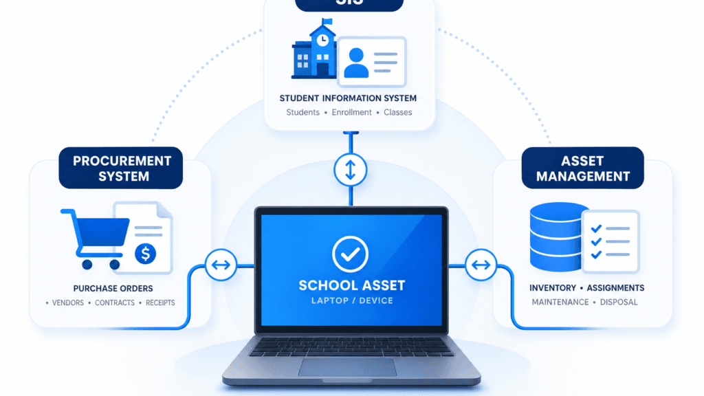 ASSET MANAGEMENT SOFTWARE FOR SCHOOLS STILL FAILS WHEN SIS AND PROCUREMENT NEVER MEET