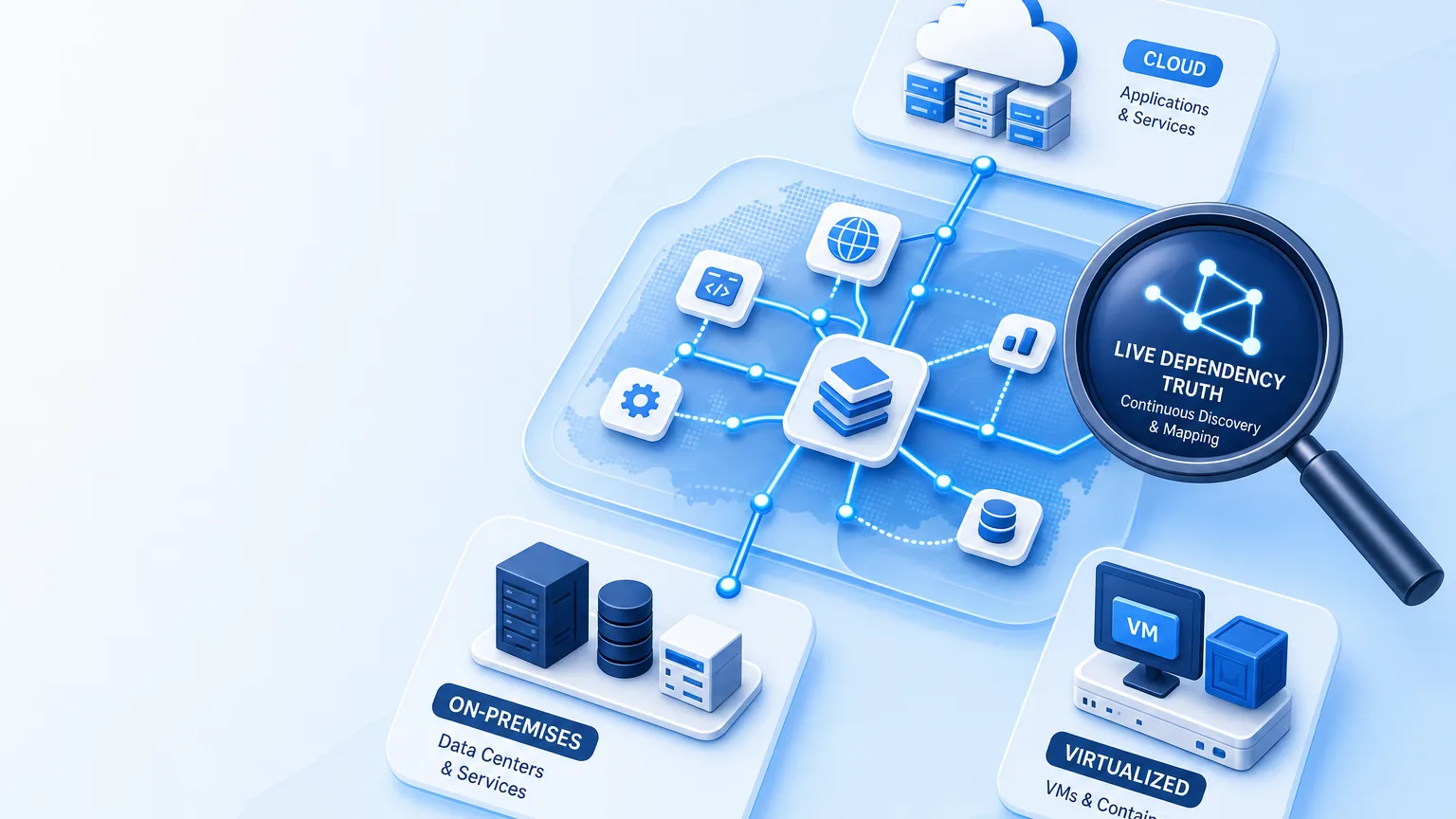 TOP SERVICE MAPPING APPROACHES FOR HYBRID MULTI-TIER APPS STILL FAIL WITHOUT LIVE DEPENDENCY TRUTH