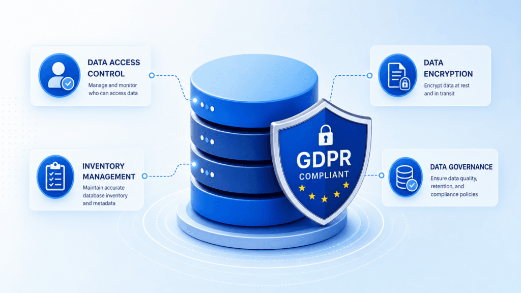 GDPR COMPLIANCE FOR DATABASES: AVOID AUDITOR FINDINGS