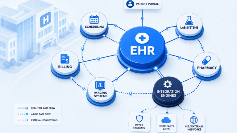 HEALTHCARE: MAPPING DEPENDENCIES BEHIND PATIENT-FACING SYSTEMS LIKE EHR AND SCHEDULING