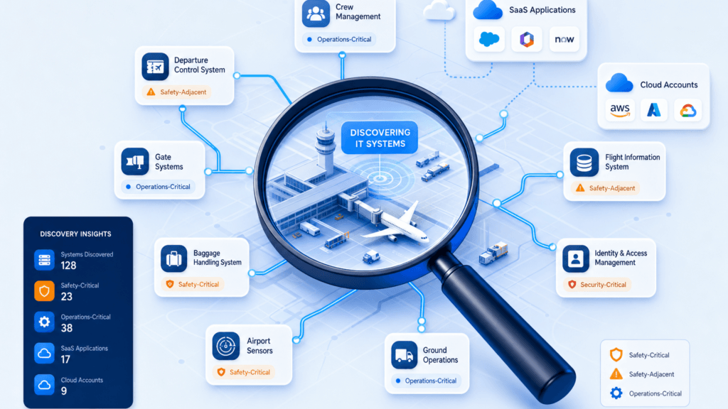 IT DISCOVERY FOR AVIATION AND AIRLINES: IDENTIFYING EVERY SYSTEM TIED TO SAFETY AND OPERATIONS