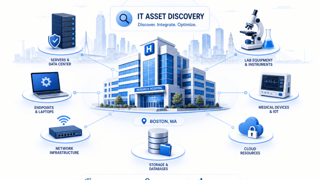 IT ASSET DISCOVERY FOR RESEARCH HOSPITALS IN BOSTON