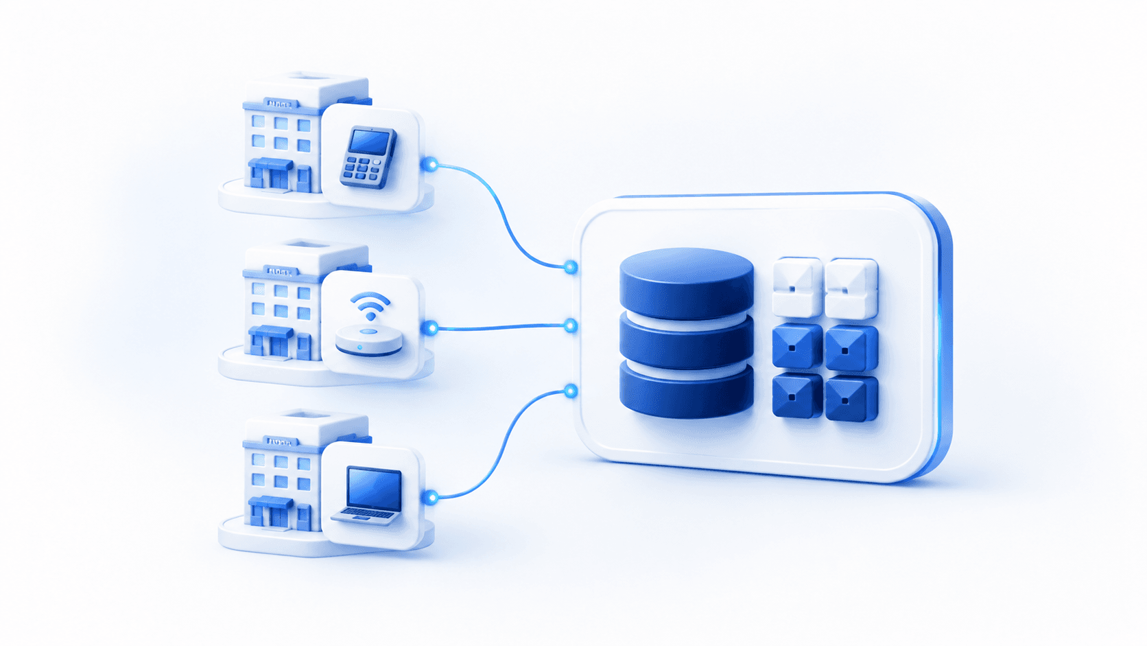 Three hotel properties connected to one centralized technology asset inventory.