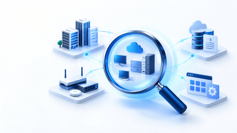 IT asset discovery across devices, networks, cloud infrastructure, and applications.