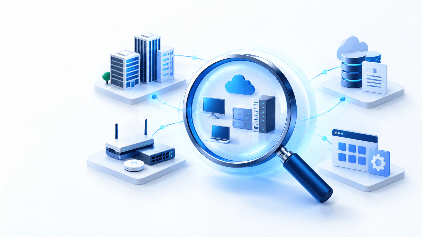 IT asset discovery across devices, networks, cloud infrastructure, and applications.