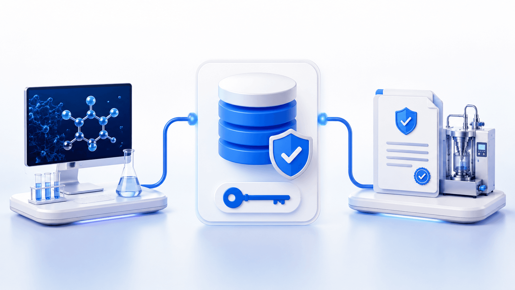 A centralized ITAM record connecting pharmaceutical R&D software with regulated compliance systems.