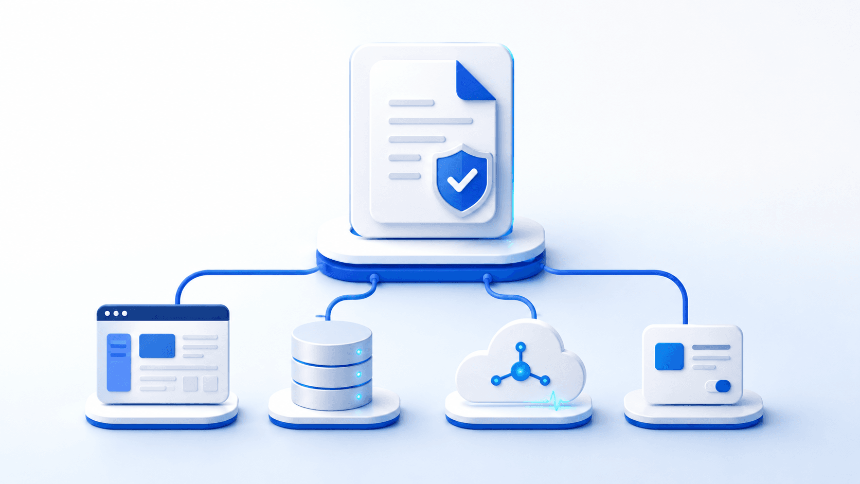 Insurance claim service connected to the applications, database, cloud gateway, and payment systems supporting it.