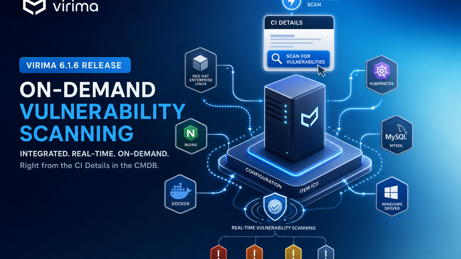 ON-DEMAND VULNERABILITY SCANNING IN VIRIMA 6.1.6 RELEASE