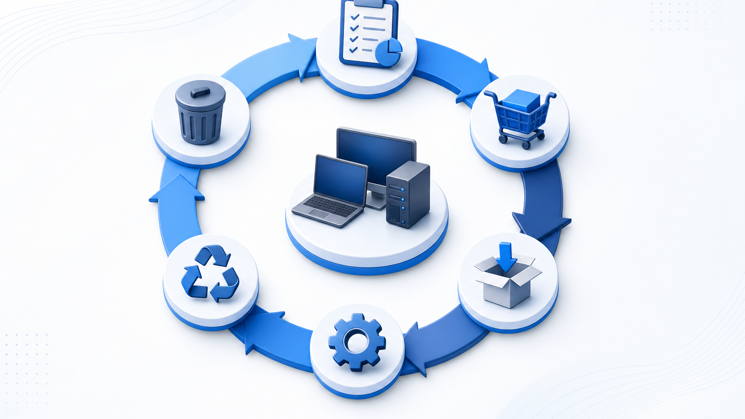 WHAT ARE THE STAGES OF IT ASSET LIFECYCLE MANAGEMENT?