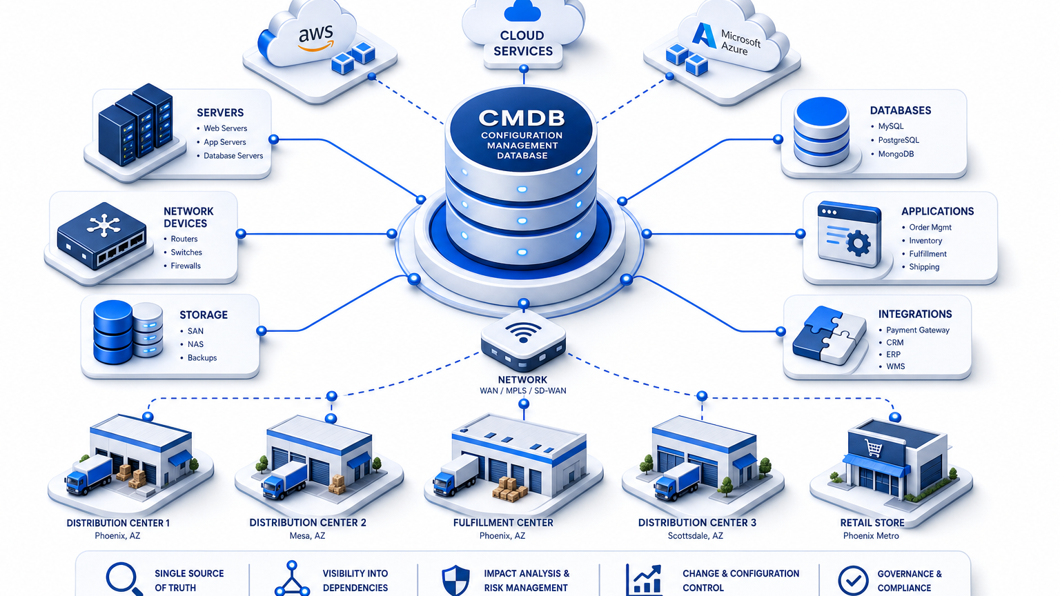 CMDB FOR E-COMMERCE DISTRIBUTION AND FULFILLMENT IN PHOENIX